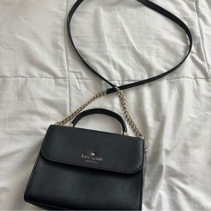 Black Kate Spade crossbody purse